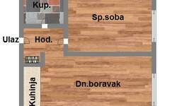 Dvosoban stan, Novi Sad, Petrovaradin, prodaja, 34m2, 71700e, id1059206